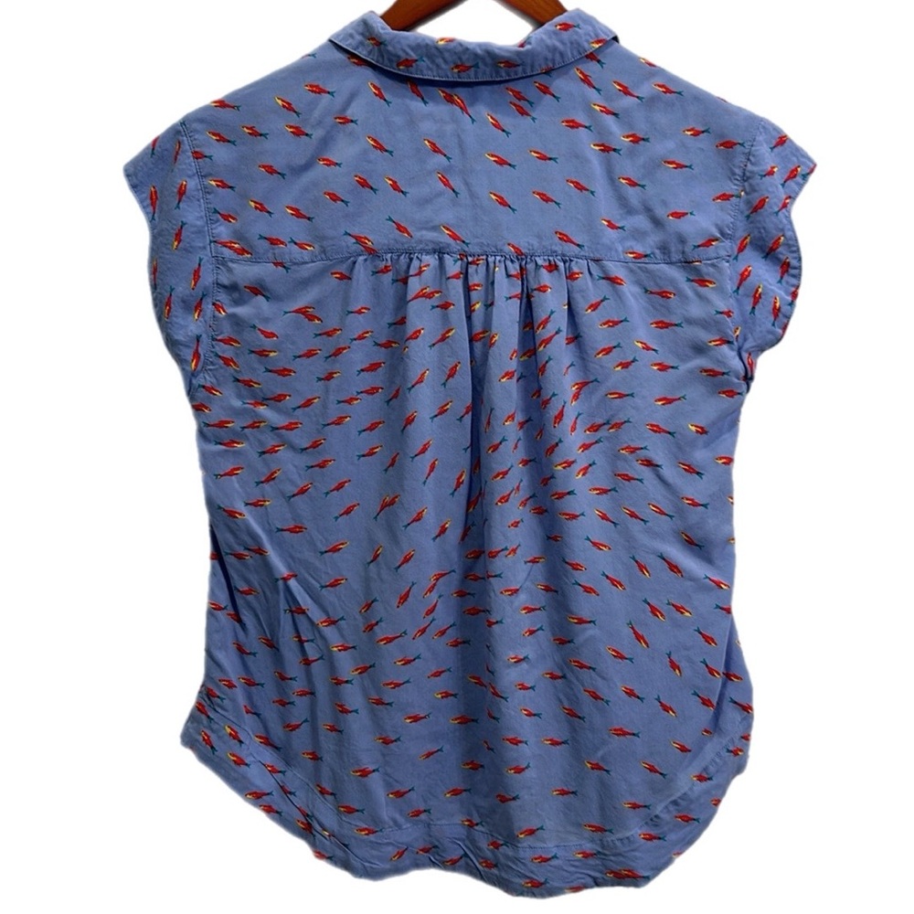 Anthropologie Colloquial Short-Sleeved Buttondown - Picture 9 of 13
